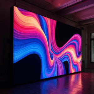 Màn hình LED cửa kính showroom